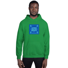 Load image into Gallery viewer, Latinx Heritage - Unisex Hoodie (BLUE)