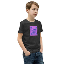Load image into Gallery viewer, Latinx Heritage Month - Youth Short Sleeve T-Shirt (PURPLE)