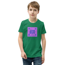 Load image into Gallery viewer, Latinx Heritage Month - Youth Short Sleeve T-Shirt (PURPLE)