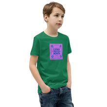 Load image into Gallery viewer, Latinx Heritage Month - Youth Short Sleeve T-Shirt (PURPLE)
