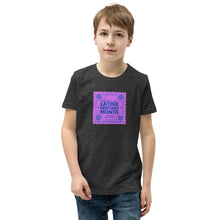 Load image into Gallery viewer, Latinx Heritage Month - Youth Short Sleeve T-Shirt (PURPLE)
