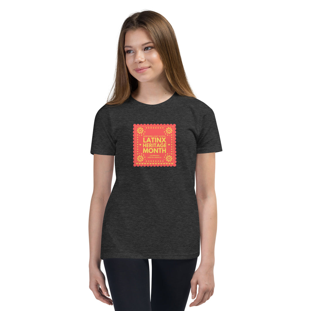 Latinx Heritage Month - Youth Short Sleeve T-Shirt (RED)
