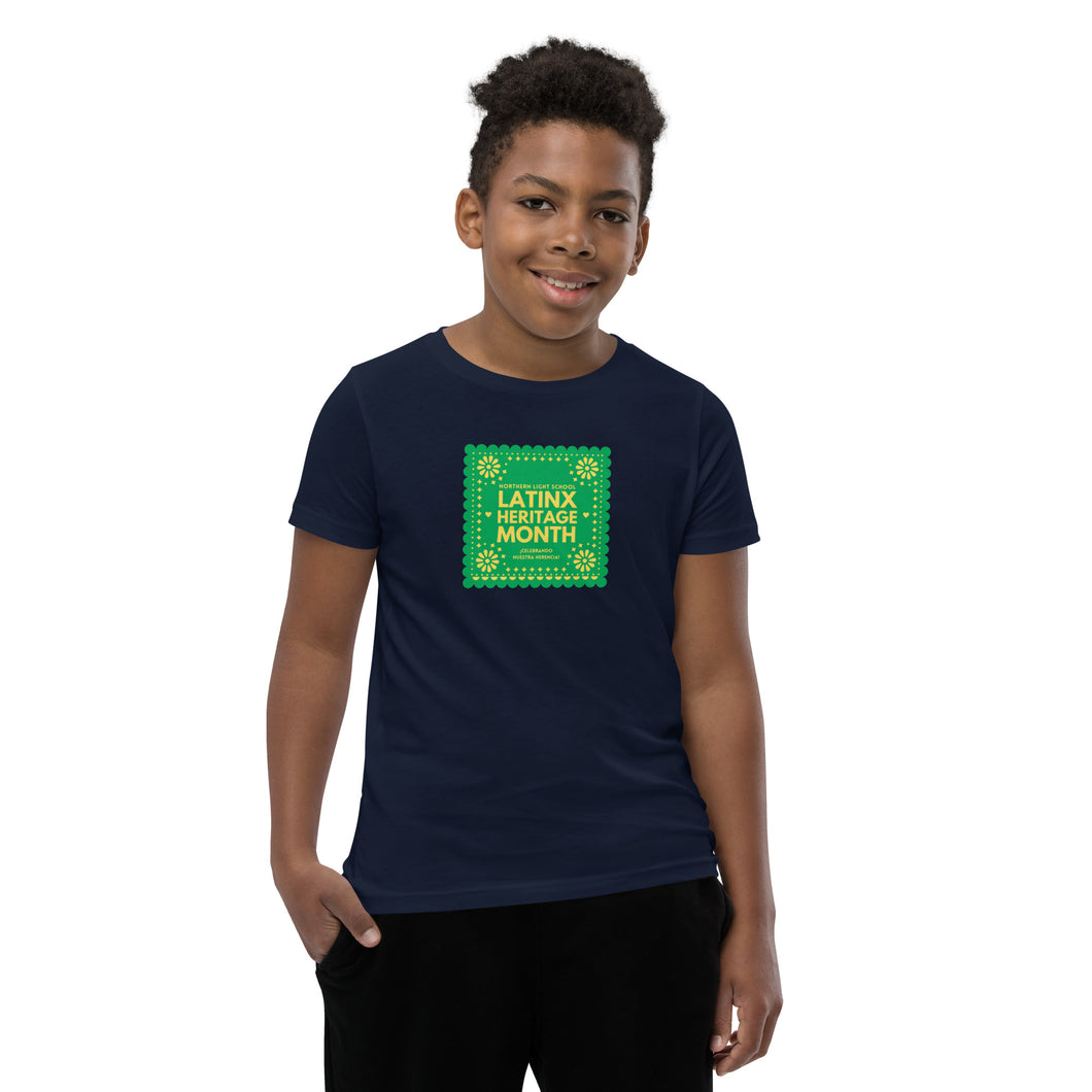 Latinx Heritage Month - Youth Short Sleeve T-Shirt (GREEN)