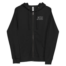 Load image into Gallery viewer, NLS Basic Logo - Unisex fleece zip up hoodie
